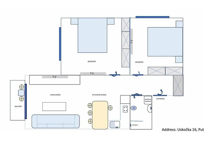 アパート Luxury プーラ